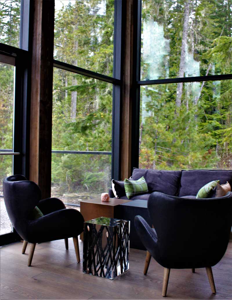 Comfortable Mountain Lodge Lounge 